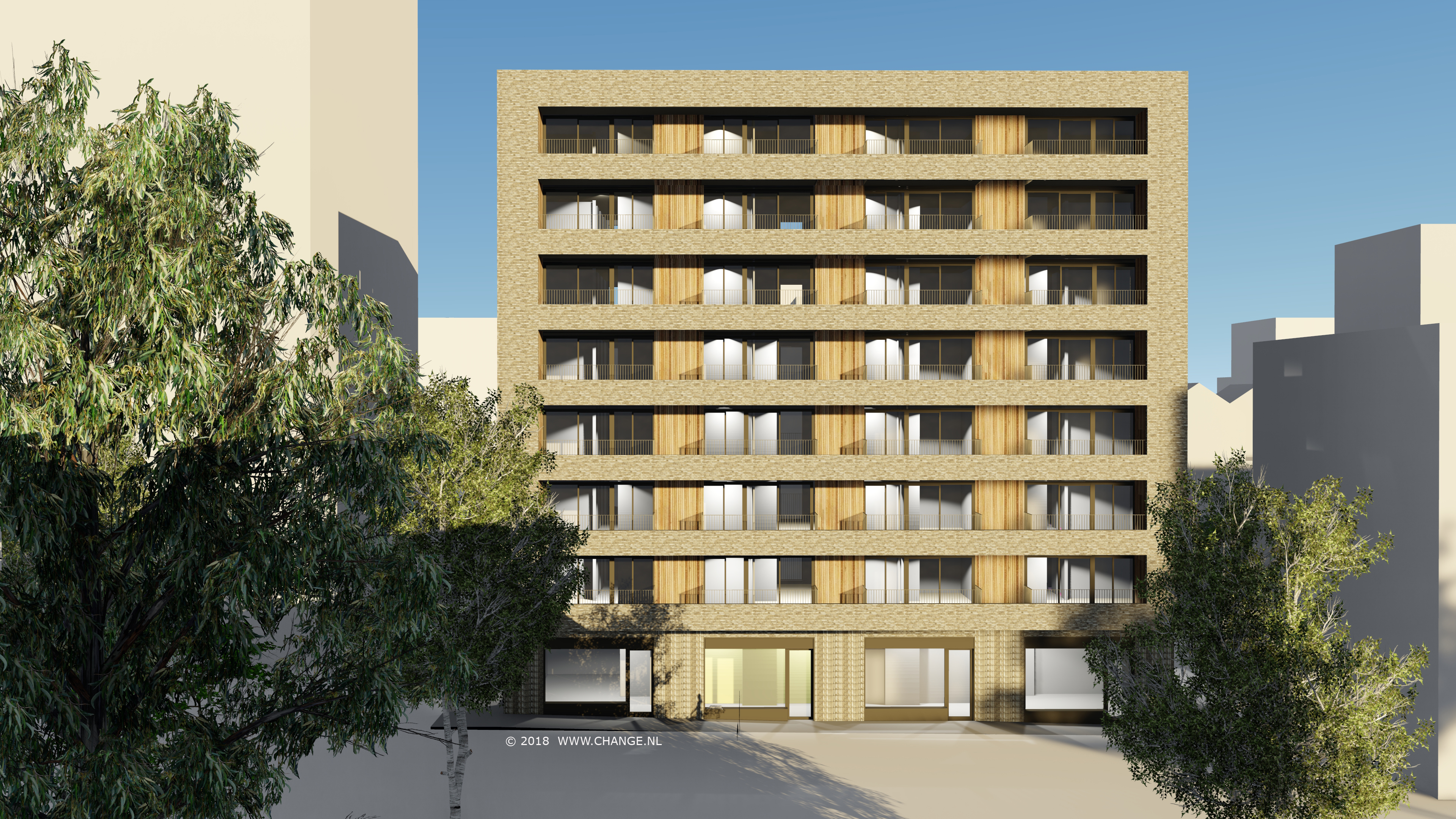 KGW C7 Zuid Gevel Frontaal