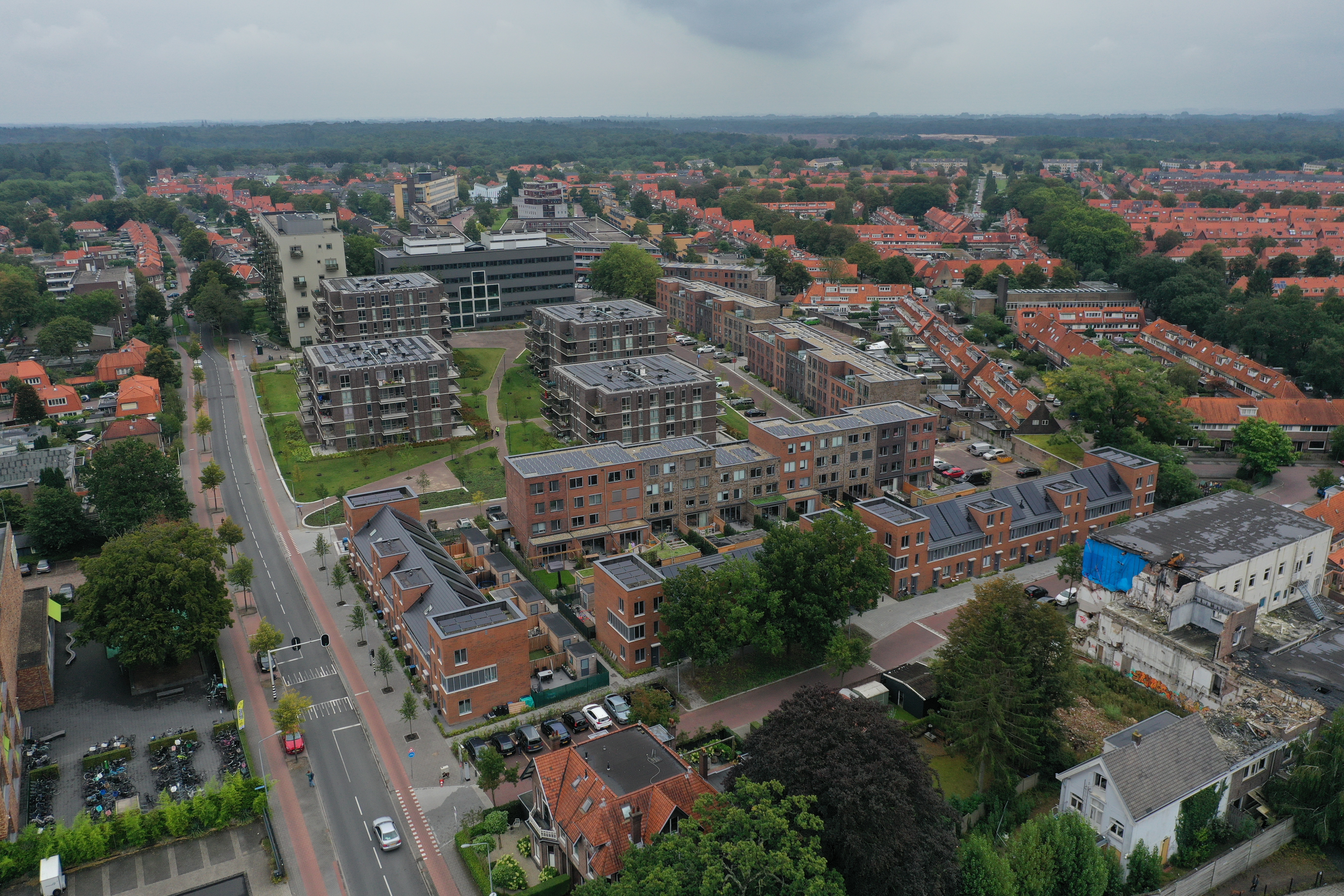 Luchtfoto Lucentterrein